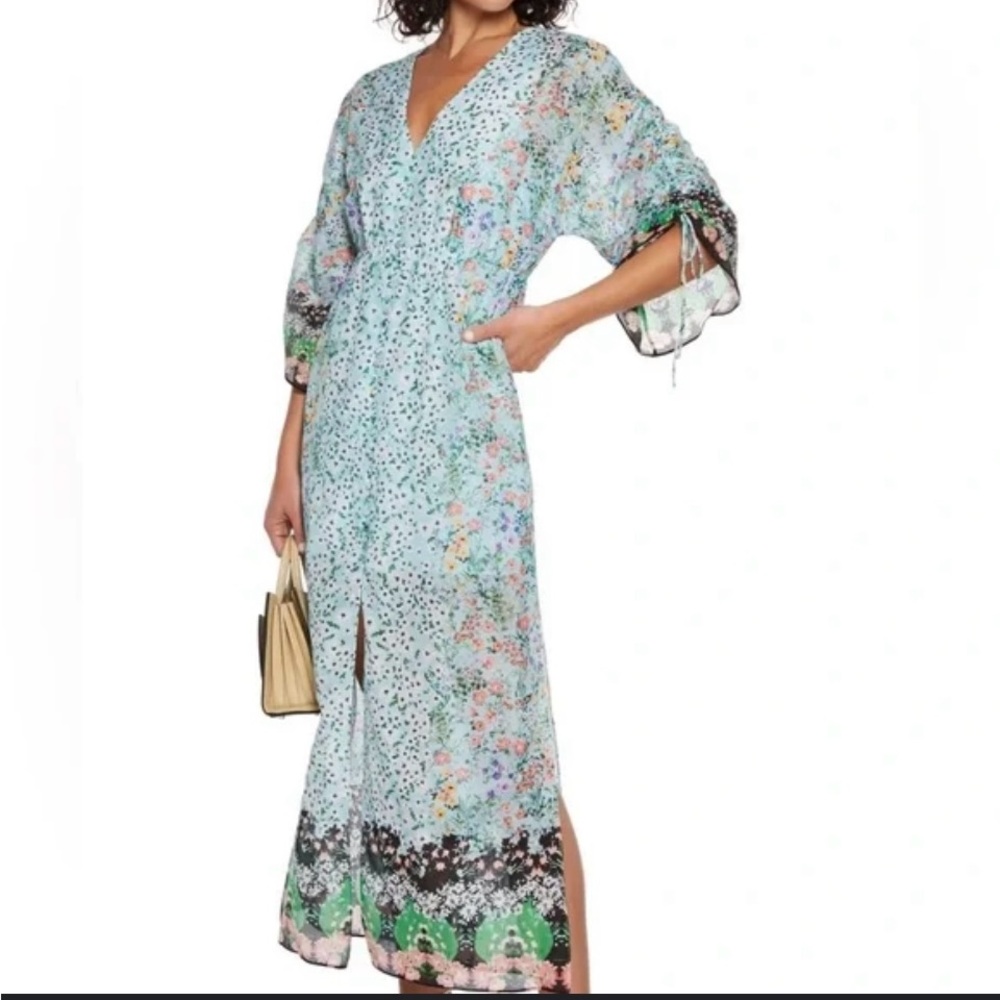 Alice + Olivia Multicolor Floral Maxi Dress